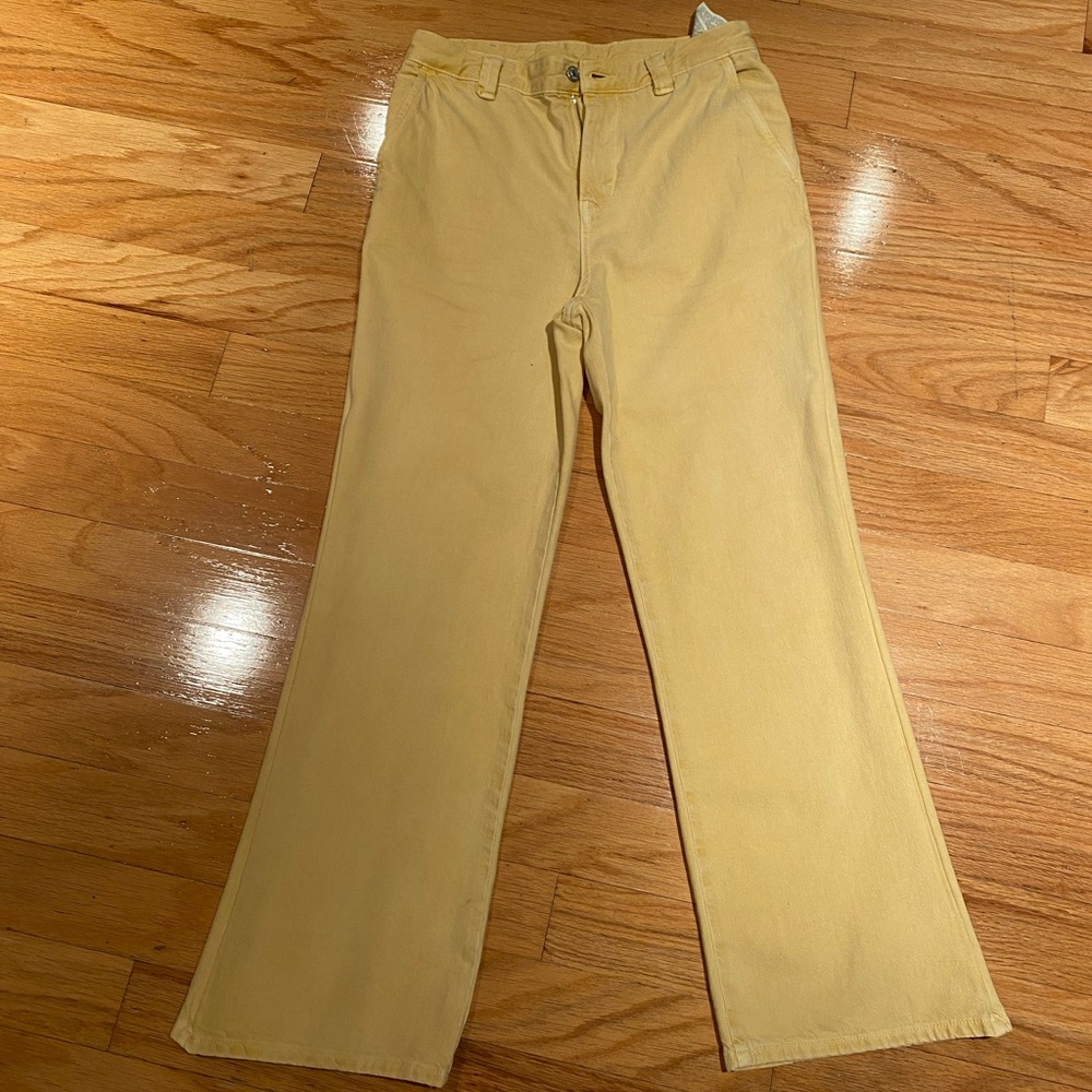 Zara Yellow Jeans